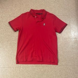 Red Psycho Bunny Polo Shirt